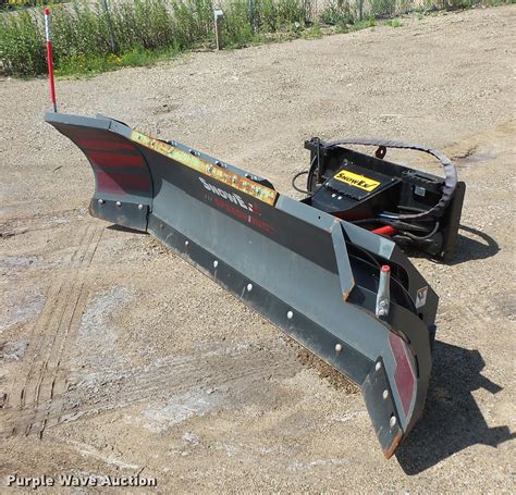 used skid steer snow blade